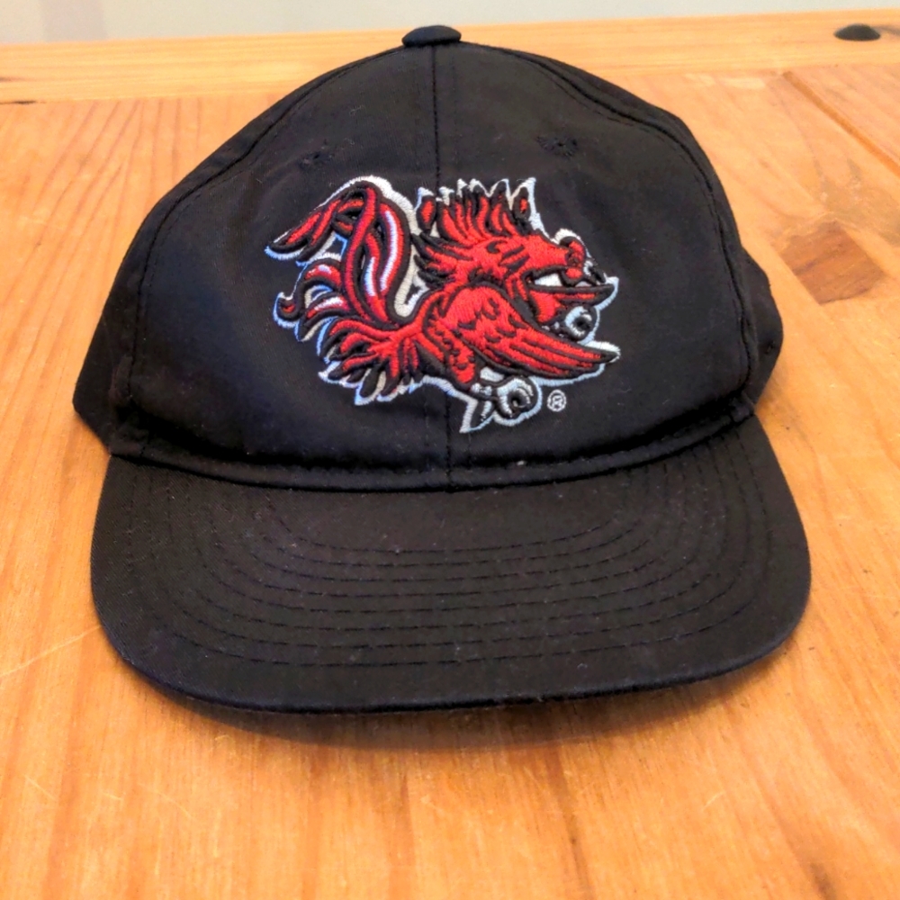 SC Gamecocks Black Embroidered Baseball Cap by OC Sports, One Size